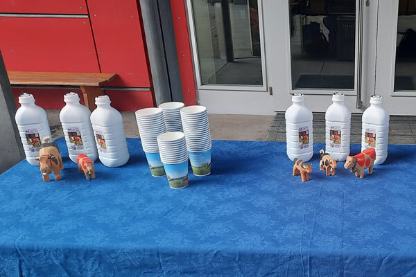 Pausenmilch im Göttibach