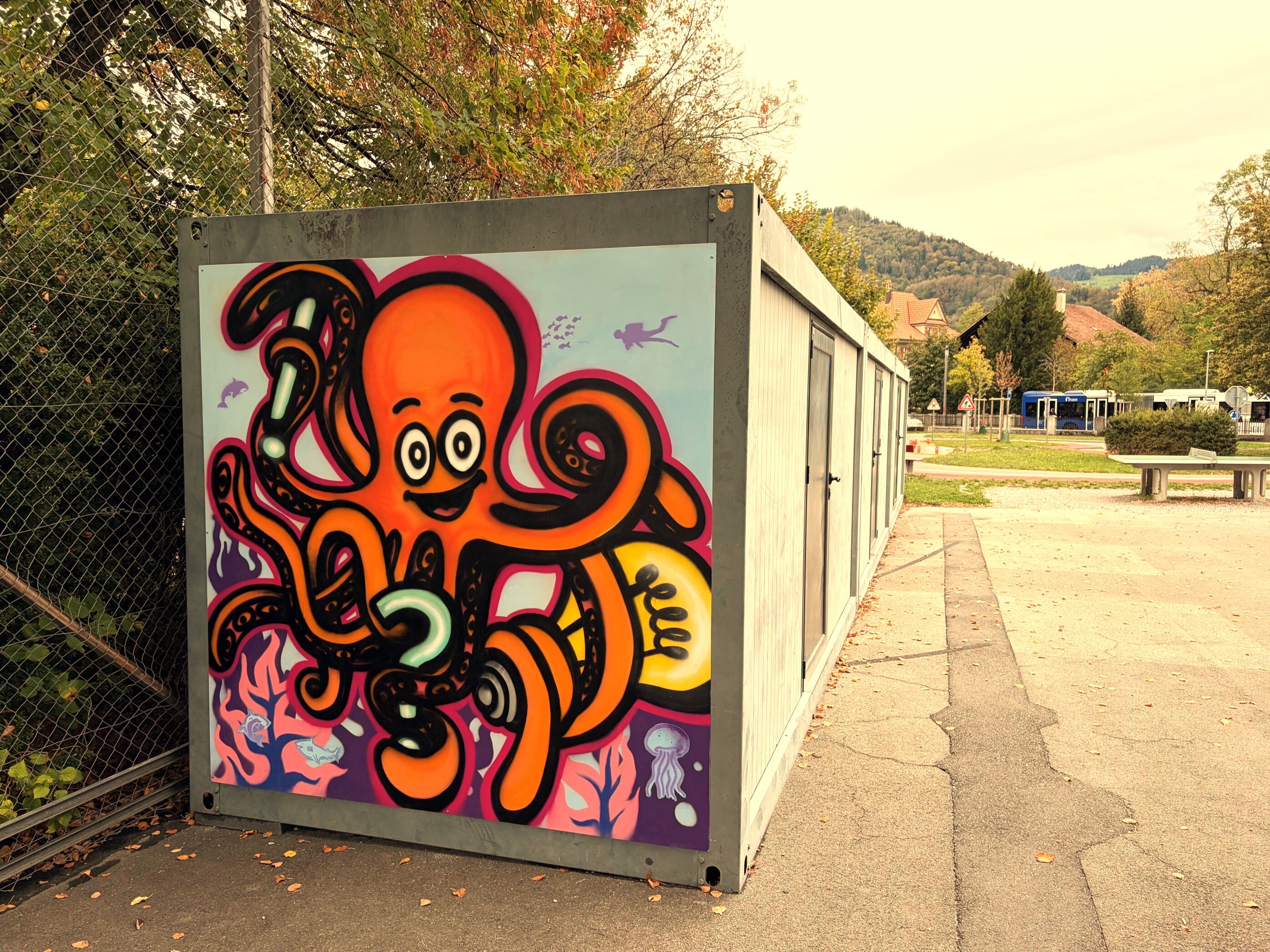 Oktopus vom Schulhof